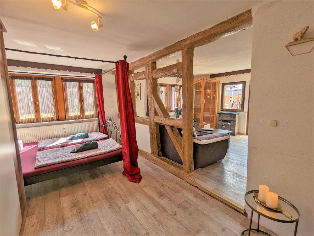 Urlaubstraum Mit Pool, Terrasse & Fluss Im Garten - Ut Apartment Sebnitz Bagian luar foto
